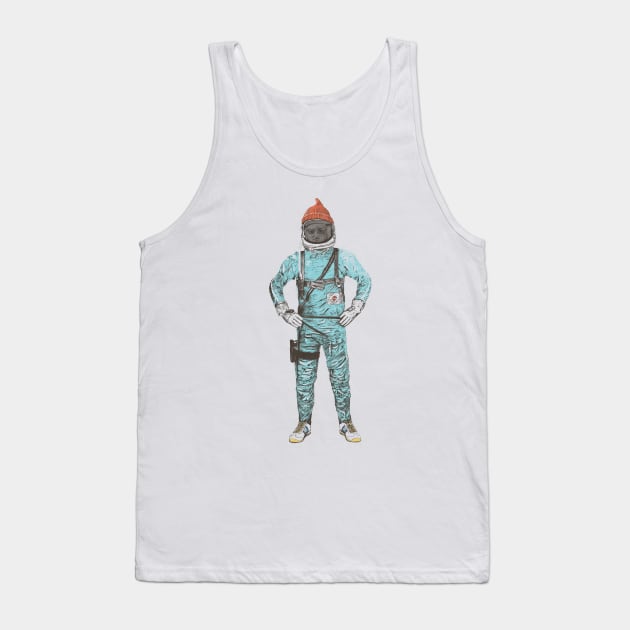 Zissou in Space Tank Top by speakerine